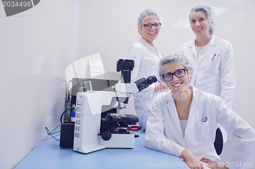 Image of scientists working at the laboratory