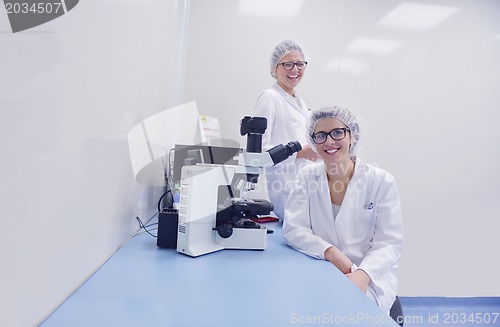 Image of scientists working at the laboratory