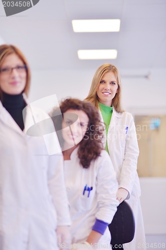 Image of scientists working at the laboratory