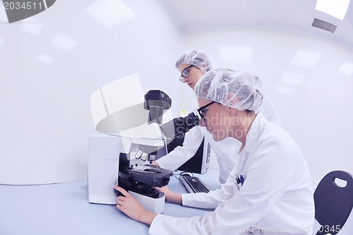 Image of scientists working at the laboratory