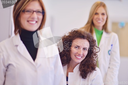 Image of scientists working at the laboratory