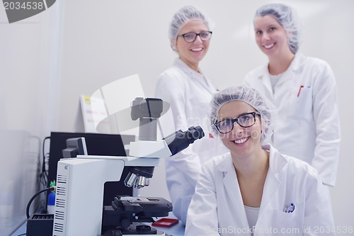 Image of scientists working at the laboratory