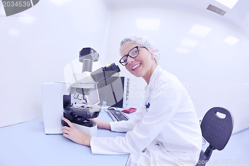 Image of scientists working at the laboratory