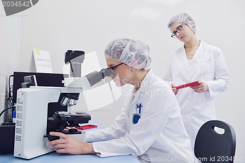 Image of scientists working at the laboratory