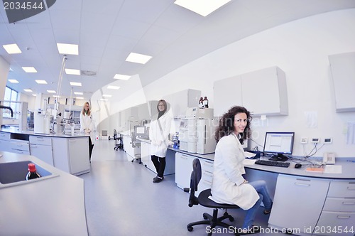 Image of scientists working at the laboratory