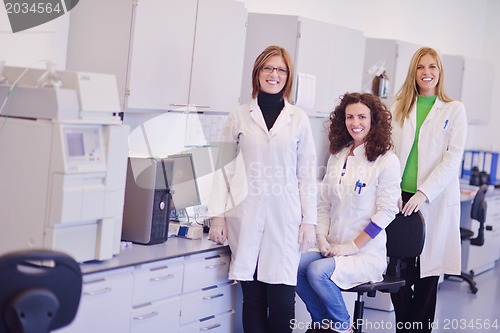 Image of scientists working at the laboratory