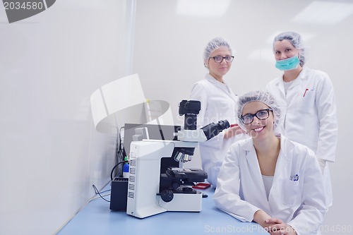 Image of scientists working at the laboratory