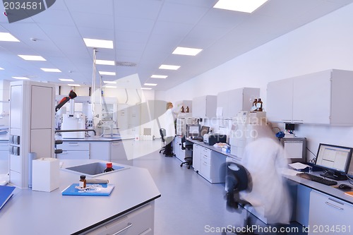 Image of scientists working at the laboratory