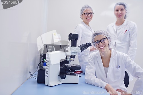 Image of scientists working at the laboratory