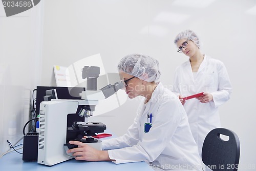 Image of scientists working at the laboratory