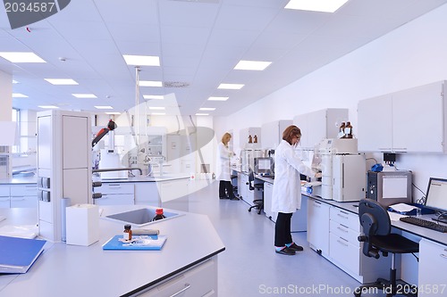 Image of scientists working at the laboratory