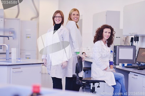 Image of scientists working at the laboratory