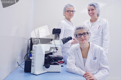 Image of scientists working at the laboratory