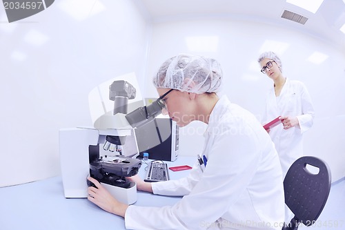 Image of scientists working at the laboratory