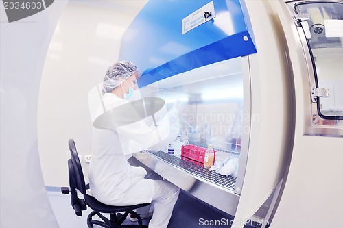 Image of scientists working at the laboratory