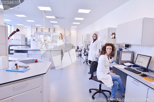 Image of scientists working at the laboratory