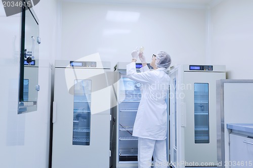 Image of scientists working at the laboratory