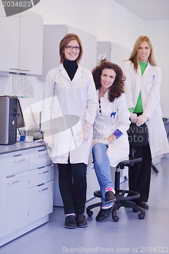 Image of scientists working at the laboratory