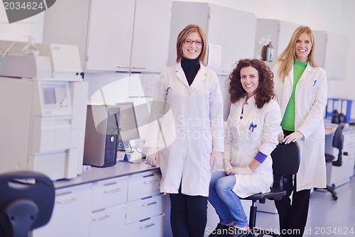 Image of scientists working at the laboratory