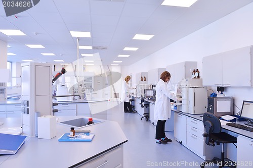 Image of scientists working at the laboratory