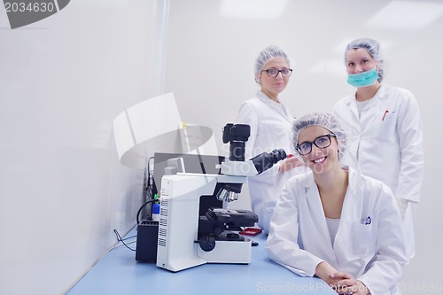 Image of scientists working at the laboratory