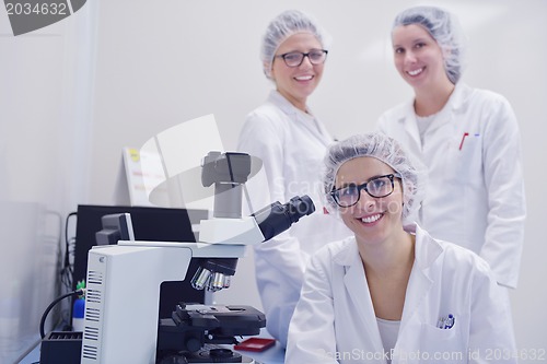 Image of scientists working at the laboratory