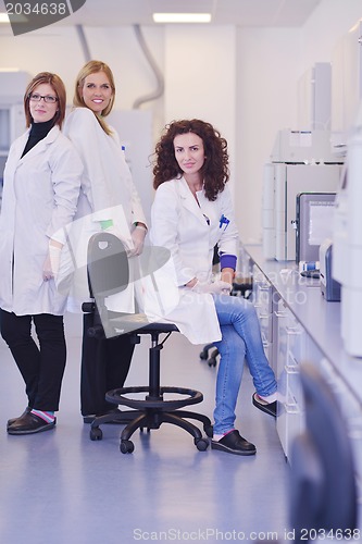 Image of scientists working at the laboratory