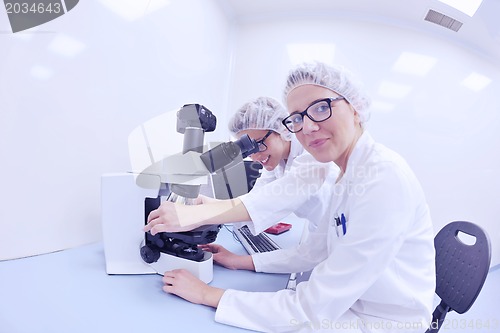 Image of scientists working at the laboratory