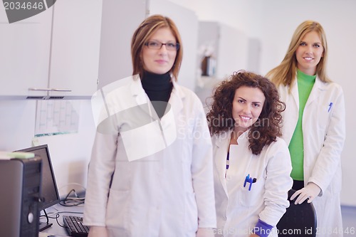 Image of scientists working at the laboratory