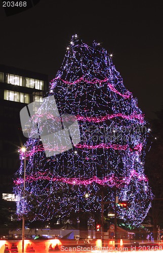 Image of Festive decorated tree