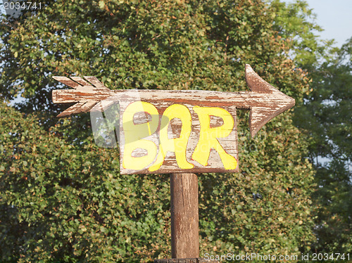 Image of Bar sign