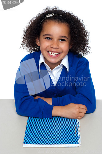 Image of Cheerful African American student