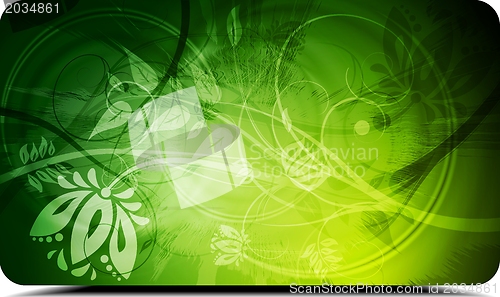 Image of Vector floral design