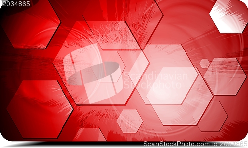 Image of Red tech design