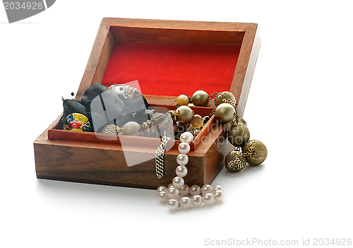 Image of Wood Jewelry Casket