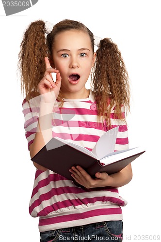 Image of Girl with book