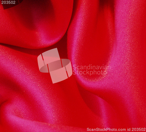 Image of Red silk
