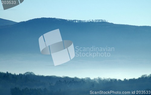 Image of foggy land