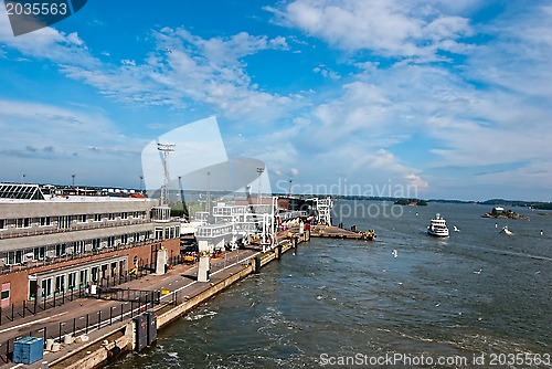 Image of Helsinki dock.