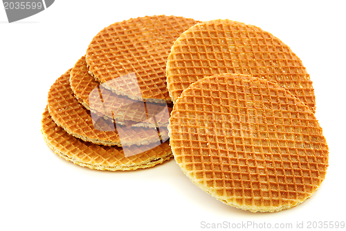 Image of Waffles with caramel filling.