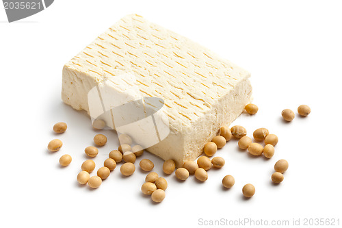 Image of tofu and soy beans