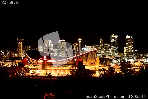 Image of Calgary Alberta Canada Skyline