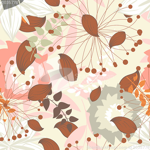 Image of Seamless floral pattern