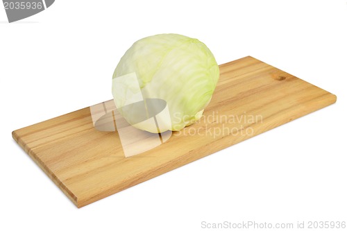 Image of Cabbage on a board