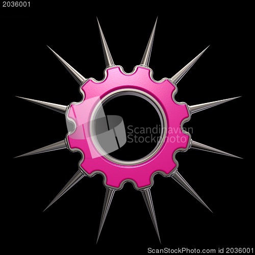 Image of prickles gear wheel