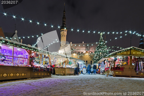 Image of The christmas market in Tallinn