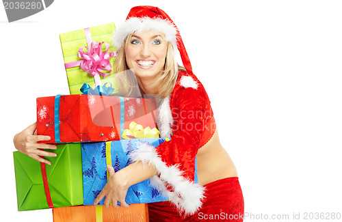 Image of Santa with gifts