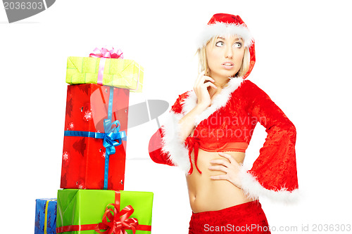 Image of Santa with gifts