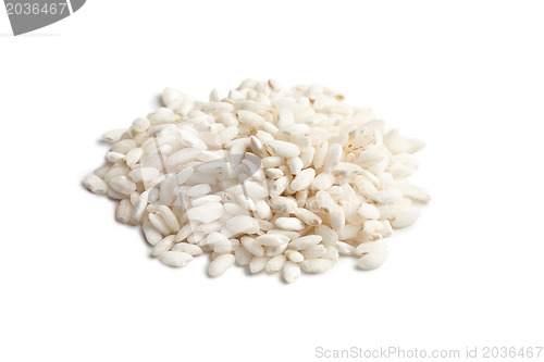 Image of the uncooked arborio rice