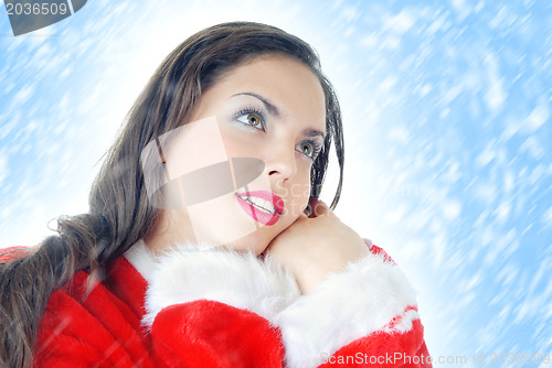 Image of Santa and snow